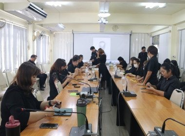 กิจกรรมทำโบว์ริบบิ้นสีดำไว้อาลัยด้วยความเคารพและสำนึกในพระมหากรุณาธิคุณ "สมเด็จพระพันปีหลวง" ... พารามิเตอร์รูปภาพ 14