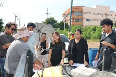 ลงพื้นที่ชี้แนวเขตที่ดินสำหรับก่อสร้างอาคารสำนักงานสหกรณ์จังหวัดสระบุรีพร้อมสิ่งก่อสร้างประกอบตำบลสวนดอกไม้ อำเภอเสาไห้ จังหวัดสระบุรี เพื่อส่งมอบให้บริษัทฯผู้รับจ้างดำเนินการก่อสร้างฯ ... พารามิเตอร์รูปภาพ 1