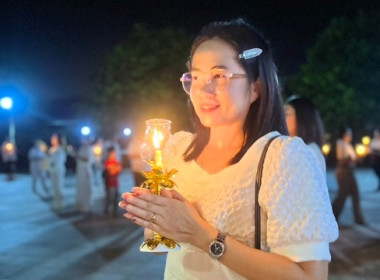 ร่วมกิจกรรมพิธีเวียนเทียนเนื่องในวันทางพุทธศาสนาวันมาฆบูชาประจำปี พ.ศ. 2569 ... พารามิเตอร์รูปภาพ 9