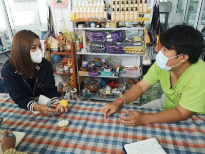 ลงพื้นที่เพื่อประสานและติดตามการดำเนินงานกลุ่มวิสาหกิจชุมชนรังไหมประดิษฐ์​ ... พารามิเตอร์รูปภาพ 1