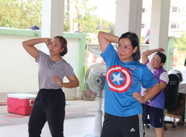 กิจกรรมออกกำลังกายเต้นแอโรบิก ครั้งที่ 1 ภายใต้โครงการ ... พารามิเตอร์รูปภาพ 31