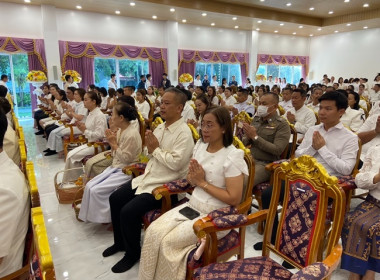 ร่วมทำพิธีทำบุญตักบาตรและพิธีเวียนเทียน ... พารามิเตอร์รูปภาพ 1