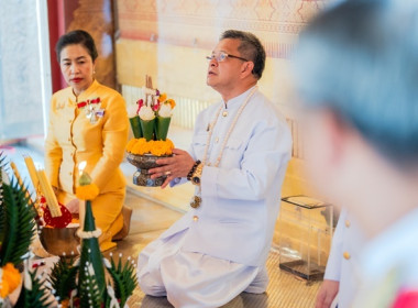 ร่วมพิธีเวียนเทียนสมโภชน้ำพระพุทธมนต์ศักดิ์สิทธิ์ ... พารามิเตอร์รูปภาพ 16
